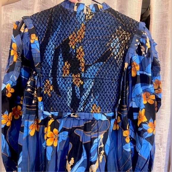 FARM Rio Sundress Pietra Floral Long Sleeve Mini Dress, NWT - Picture 9 of 14